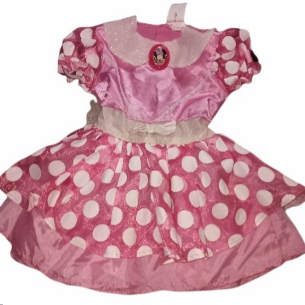 Minnie Mouse pink dress 2T